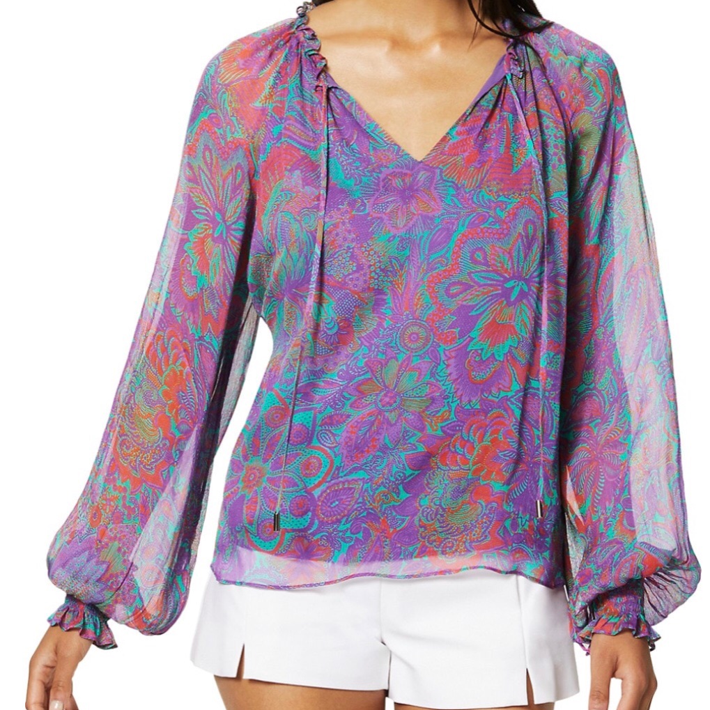 Ramy Brook Botanic Printed Luanne Top